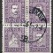 B1603 - Danemarca 1924 - bloc de 4 stampilat