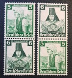 Germania (Deutsches Reich 1935)-Bloc de 4 Timbre "Deutsche Nothilfe 1935 " (5+3Pf &amp; 6+4Pf Verde, MINT / Neștampilat) CLK1