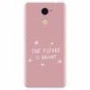 Husa silicon pentru Huawei Enjoy 7 Plus, The Future Is Bright