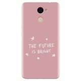 Husa silicon pentru Huawei Enjoy 7 Plus, The Future Is Bright