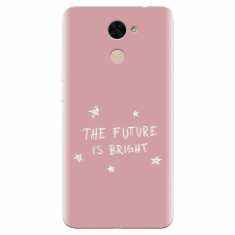 Husa silicon pentru Huawei Y7 Prime 2017, The Future Is Bright foto