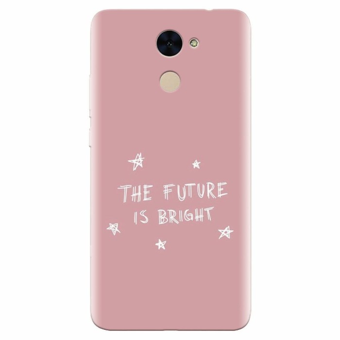 Husa silicon pentru Huawei Enjoy 7 Plus, The Future Is Bright