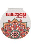 Mini mandala de colorat. Rosu