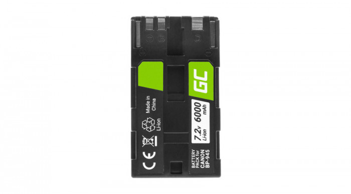 Green Cell Baterie pentru camere digitale BP-80 BP-941 BP-945 Canon DM-XL1, ES5000, XL1 7.2V 6000mAh