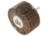 Ax Granularitate 120 cu Tijă 6mm &Oslash;80x40mm