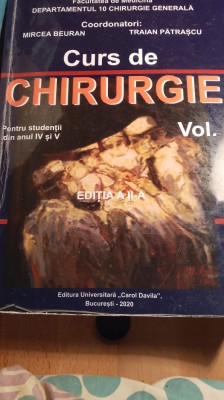 Mircea beuran curs de chirurgie vol ii,Ed ii,2020,carte cu sublinieri /0056 foto