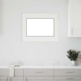 VidaXL Fereastră de subsol &bdquo;RISOR&rdquo; 80x70 cm oscilo-batantă DIN dreapta antracit