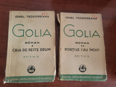 Golua vol.1 si 2 de Ionel Teodoreanu foto