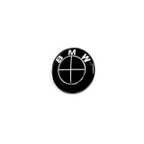 Emblema Volan BMW auto-adeziva, 44mm, Negru