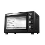 Cuptor electric cu ventilator ZILAN ZLN-3727 Negru, Capacitate 45L, Putere 2000W, Geam dublu, Temporizator 60 min, Temperatura maxima 230 grade celsiu