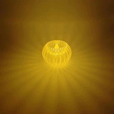 Set 12 lumanari LED, efect de flacara reala, lumina alb cald, 2.9x2.5cm foto