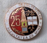 Facultatea de Mine 1968-1991, Insigna email - SUPERBA