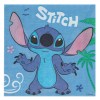 șervețele Masă Disney Stitch, Set 16 Bucăți, Albastru, 33x33cm, 2 Straturi, Oem
