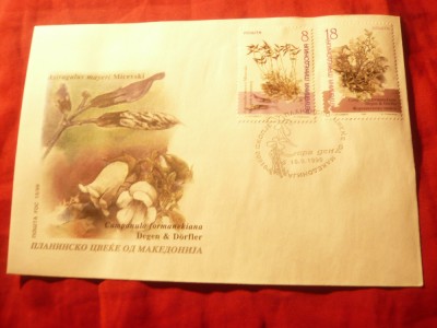 2 FDC Macedonia 1999 - Flora foto