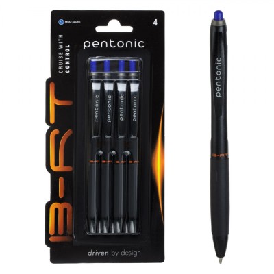 Set Pixuri Ballpen Pentonic, 0.7mm, Albastru, 4 Bucăți foto
