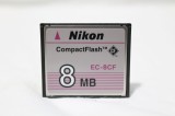 Card memorie CF Compact Flash Nikon 8 MB - EC-8CF