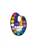 Paleta pictura ergonomica cu 12 Acuarele si Pensula