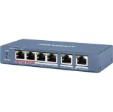 Switch cu management 4 porturi PoE Hikvision - DS-3E1106HP-EI SafetyGuard Surveillance