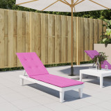Perna scaun de terasa, roz, tesatura Oxford GartenMobel Dekor, vidaXL