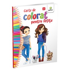Carte de colorat pentru fetite