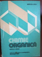 Chimie organica - Mircea Iovu foto