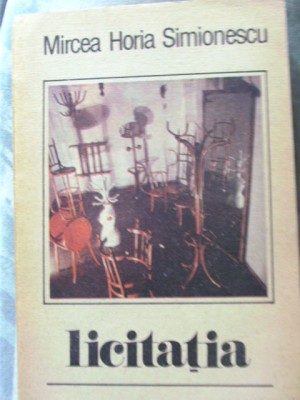 MIRCEA HORIA SIMIONESCU - LICITATIA foto