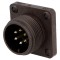 Conector Circular Soclu IP67 6 Pini Placare Argintată Tată