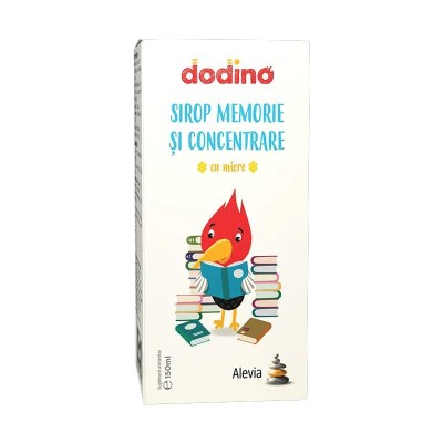 Sirop pentru Copii Memorie si Concentrare Dodino 150 mililitri Alevia foto