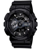 Cumpara ieftin Ceas Sport Casio G-SHOCK GA-110 All Black-NOU ! NEGRU MAT CRONOGRAF ACTIV, Analog &amp; digital, Alarma