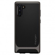 Husa Plastic - TPU Spigen Neo Hybrid Gun Metal pentru Samsung Galaxy Note 10 N970 / Samsung Galaxy Note 10 5G N971, Gri - Neagra 628CS27382