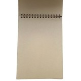 Blocnotes A4 CNX SGB-1027, 46 file, hartie kraft, velin, coperta cartonata, cu spira