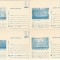 Set complet 12 intreguri postale Columna lui Traian 1980 (necirculate, tiparite - albastru)