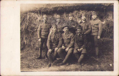 HST P328 Poză militari austro-ungari decorați Primul Război Mondial foto