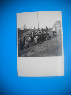HOPCT 437 S GRUP LA SIMPOZION 1959 -FOTOGRAFIE VECHE TIP CP foto