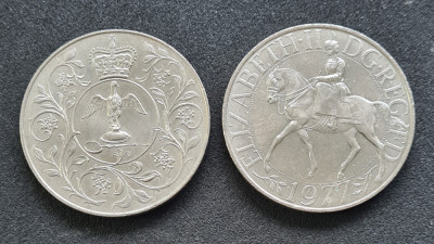 Marea Britanie 25 pence 1977 foto