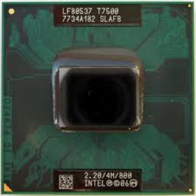 Procesor laptop second hand Intel Core 2 Duo T7500 SLAF8 2.2GHz foto