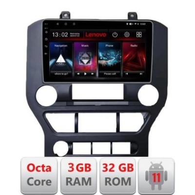 Navigatie Ford Mustang 2015-2020 D-MUSTANG Octa Core cu Android Radio Bluetooth Internet GPS WIFI DSP 3+32 GB 4 LENOVO LITE CarStore Technology foto