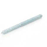 Prezon lemn / metal, din otel, zincat alb, M6 x 80 mm, L35/M35