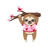 Cumpara ieftin Sticker decorativ Koala, Multicolor, 58 cm, 3193ST, Oem