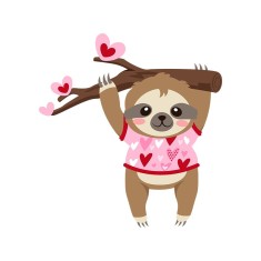Sticker decorativ Koala, Multicolor, 58 cm, 3193ST foto