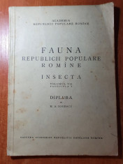 fauna republicii populare romane &amp;quot; insecta &amp;quot; din anul 1955 foto