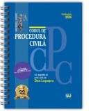 Codul de procedura civila. Septembrie 2026. Editie spiralata, tiparita pe hartie alba (Precomanda) - Dan Lupascu