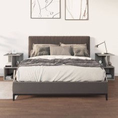 vidaXL Noptiere, 2 buc., sonoma gri, 35x35x55 cm, lemn prelucrat 815186