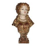 Cumpara ieftin Figurina Femeie polirasina multicolora 18x12x30 cm