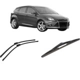 Cumpara ieftin Set 3 stergatoare FORD FOCUS III 2010-2020, pentru parbriz si luneta, Bosch Twin-Aerotwin Multi