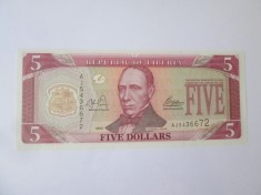 Liberia 5 Dollars 2003 UNC foto