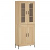 Dulap inalt, stejar sonoma, 69,5x34x180 cm, lemn compozit