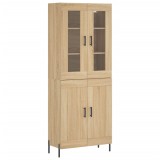 Cumpara ieftin Dulap inalt, stejar sonoma, 69,5x34x180 cm, lemn compozit