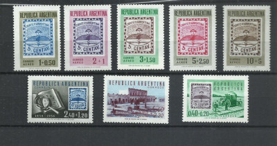 TSV* - SERIE REPUBLICA ARGENTINA 1958 MICHEL 669-673 MNH/** LUX foto