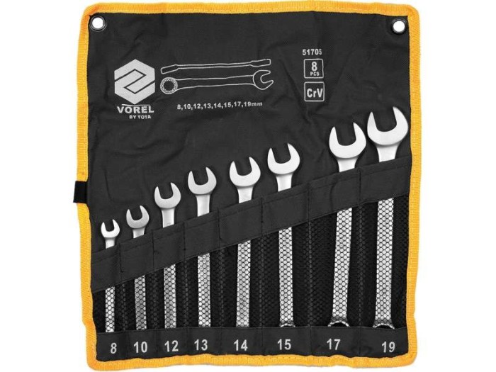 Set Chei Combinate Satinate, 8 Buc